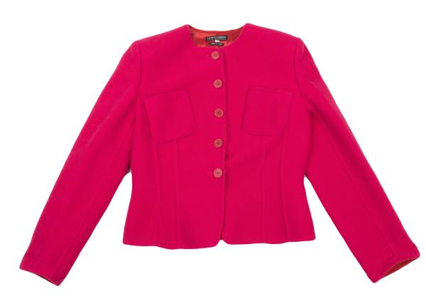 GIORGIO ARMANI Cashmere Blend Jacket Pink Size 44