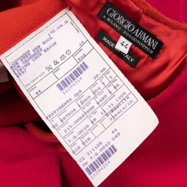 GIORGIO ARMANI Cashmere Blend Jacket Pink Size 44