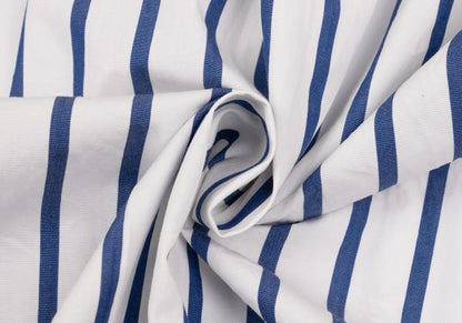 JIL SANDER Cotton Stripe Oversized Shirt White Size 36