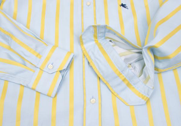 ETRO Point Embroidery Stripe Woven Jacket Blue Size 48