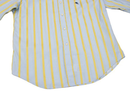 ETRO Point Embroidery Stripe Woven Jacket Blue Size 48