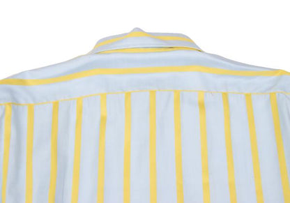 ETRO Point Embroidery Stripe Woven Jacket Blue Size 48