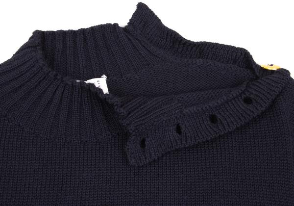 Yves Saint Laurent Rive Gauche Metal Sweater Blue Size 40