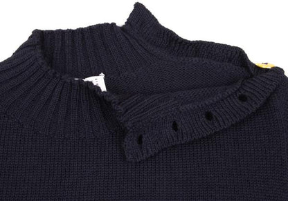 Yves Saint Laurent Rive Gauche Metal Sweater Blue Size 40