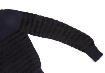 Yves Saint Laurent Rive Gauche Metal Sweater Blue Size 40