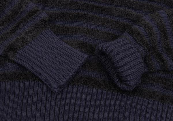 Yves Saint Laurent Rive Gauche Metal Sweater Blue Size 40
