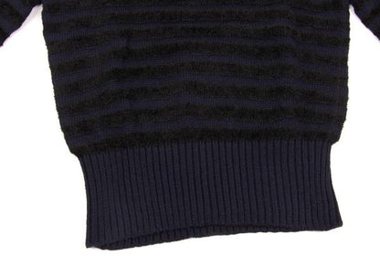 Yves Saint Laurent Rive Gauche Metal Sweater Blue Size 40