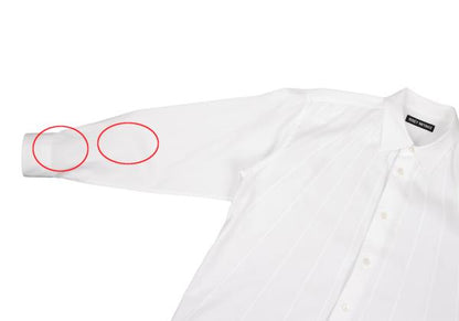 ISSEY MIYAKE MEN Front Panel Design Long Sleeve Shirt White Size 2