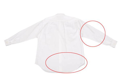 ISSEY MIYAKE MEN Front Panel Design Long Sleeve Shirt White Size 2