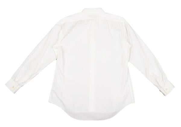 ISSEY MIYAKE MEN Front Flower Patch Long Sleeve Shirt White Size 2