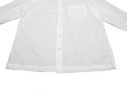 ISSEY MIYAKE MEN 3D Stripe Long Sleeve Shirt White Size 2