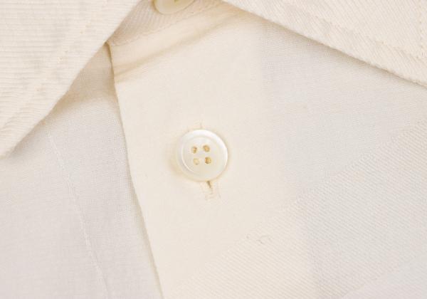 ISSEY MIYAKE MEN A-POC INSIDE Shirt Cream/Blue Size 2