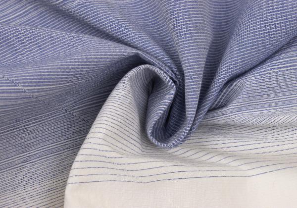 ISSEY MIYAKE MEN A-POC INSIDE Shirt Cream/Blue Size 2