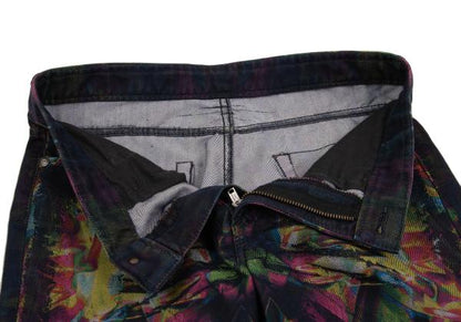 ISSEY MIYAKE MEN 14AW Kaleidoscope Yellow Multi Jeans Size 2
