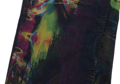 ISSEY MIYAKE MEN 14AW Kaleidoscope Yellow Multi Jeans Size 2