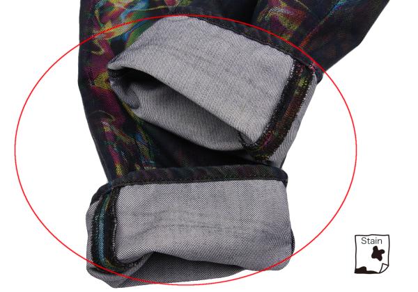 ISSEY MIYAKE MEN 14AW Kaleidoscope Yellow Multi Jeans Size 2