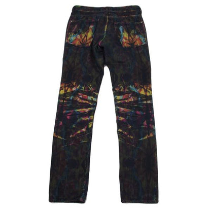 ISSEY MIYAKE MEN 14AW Kaleidoscope Yellow Multi Jeans Size 2