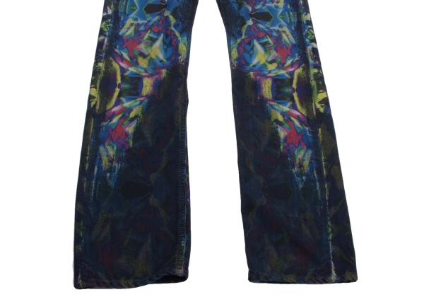 ISSEY MIYAKE MEN 14AW Kaleidoscope Blue Multi Jeans Size 2