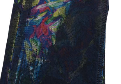 ISSEY MIYAKE MEN 14AW Kaleidoscope Blue Multi Jeans Size 2