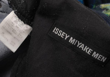 ISSEY MIYAKE MEN 14AW Kaleidoscope Blue Multi Jeans Size 2