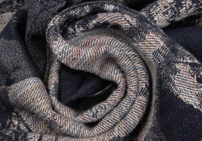 ISSEY MIYAKE MEN Indigo Sunflower Jacquard Denim Size 2