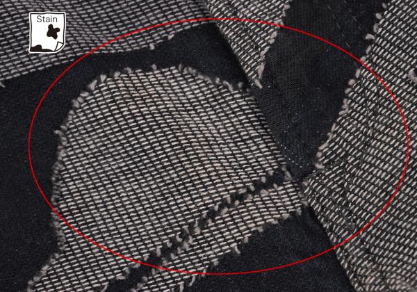ISSEY MIYAKE MEN Indigo Graphic Jacquard Denim Size 3