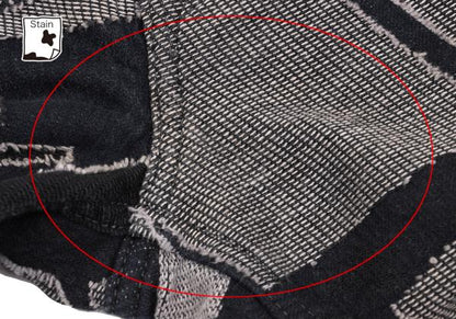 ISSEY MIYAKE MEN Indigo Graphic Jacquard Denim Size 3