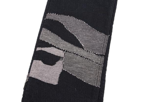 ISSEY MIYAKE MEN Indigo Graphic Jacquard Denim Size 3