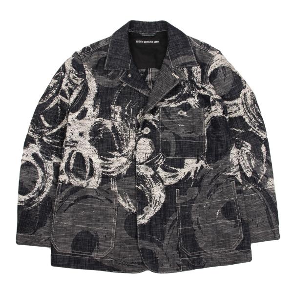 ISSEY MIYAKE MEN Jacquard Denim Set Indigo Size 2
