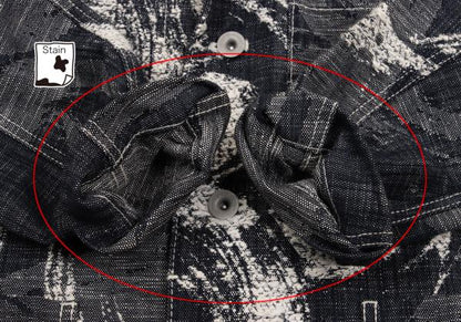 ISSEY MIYAKE MEN Jacquard Denim Set Indigo Size 2