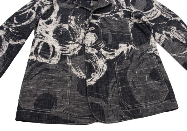 ISSEY MIYAKE MEN Jacquard Denim Set Indigo Size 2