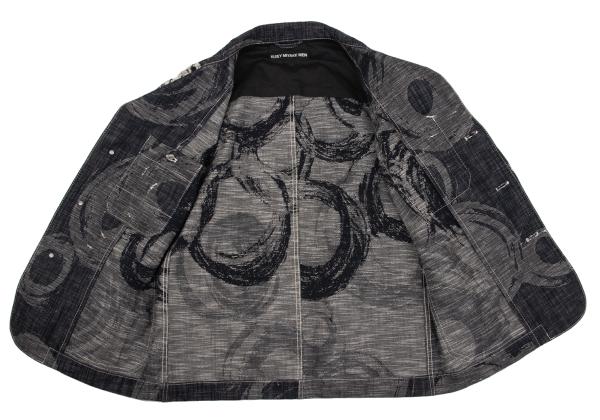 ISSEY MIYAKE MEN Jacquard Denim Set Indigo Size 2