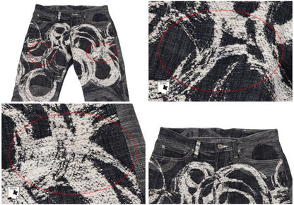 ISSEY MIYAKE MEN Jacquard Denim Set Indigo Size 2
