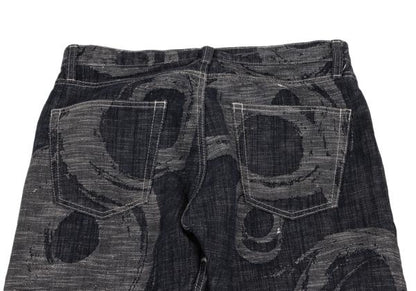 ISSEY MIYAKE MEN Jacquard Denim Set Indigo Size 2