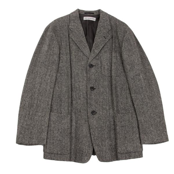 ISSEY MIYAKE MEN Harris Tweed Jacket Gray Size XL