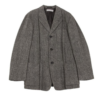 ISSEY MIYAKE MEN Harris Tweed Jacket Gray Size XL