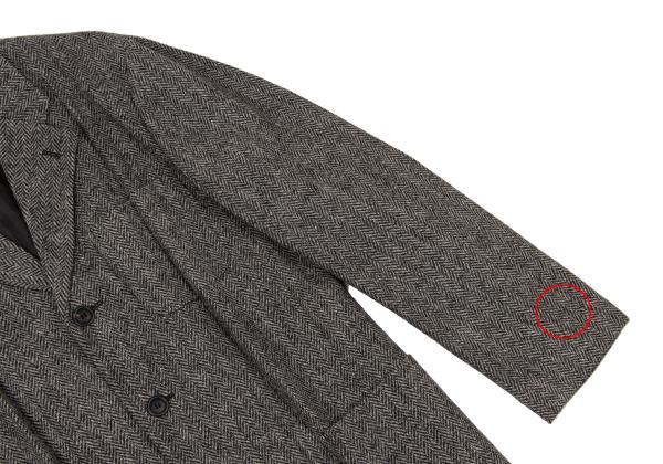 ISSEY MIYAKE MEN Harris Tweed Jacket Gray Size XL