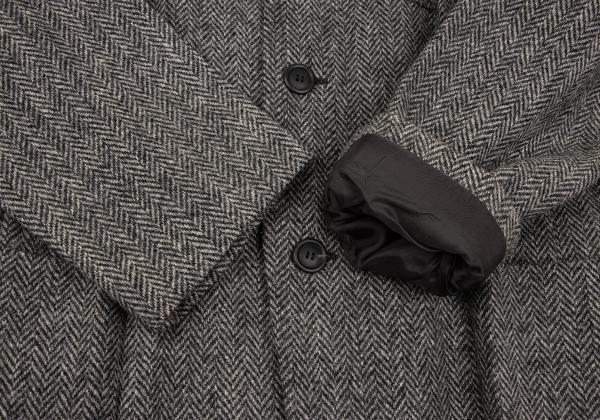 ISSEY MIYAKE MEN Harris Tweed Jacket Gray Size XL