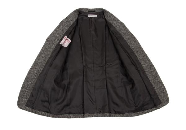 ISSEY MIYAKE MEN Harris Tweed Jacket Gray Size XL