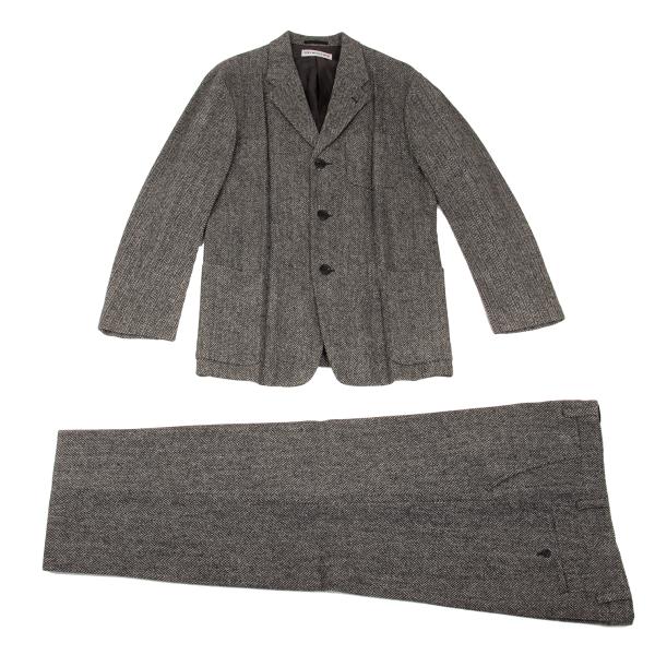 ISSEY MIYAKE MEN Harris Tweed Jacket Gray Size XL
