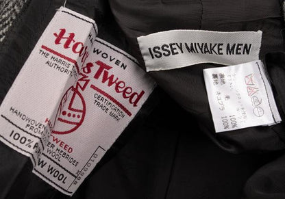 ISSEY MIYAKE MEN Harris Tweed Jacket Gray Size XL