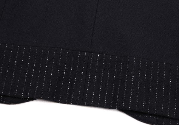ISSEY MIYAKE MEN Wool Stitch Design Jacket Navy Size XL