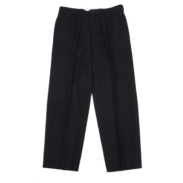 ISSEY MIYAKE MEN Wool Two-Pleat Pants Navy Size XL