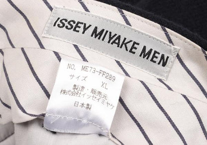 ISSEY MIYAKE MEN Wool Two-Pleat Pants Navy Size XL