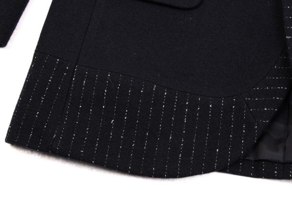 ISSEY MIYAKE MEN Wool Panel Design Pants Navy Size XL