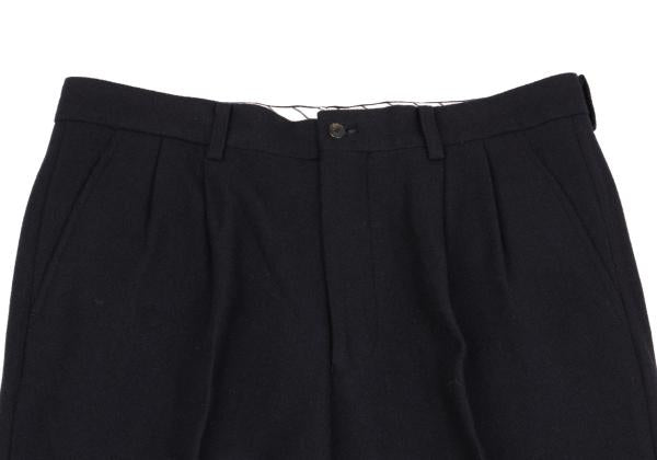 ISSEY MIYAKE MEN Wool Panel Design Pants Navy Size XL