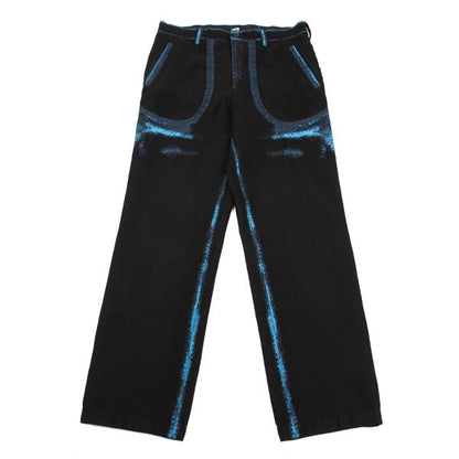 ISSEY MIYAKE MEN A-POC INSIDE Fade Pants Black/Blue Size 2