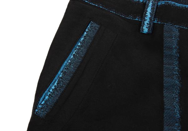 ISSEY MIYAKE MEN A-POC INSIDE Fade Pants Black/Blue Size 2