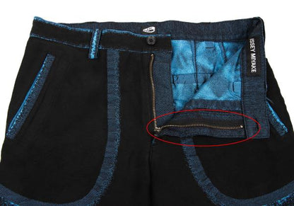 ISSEY MIYAKE MEN A-POC INSIDE Fade Pants Black/Blue Size 2