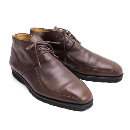 ISSEY MIYAKE MEN Brown Leather Shoes Size 26cm